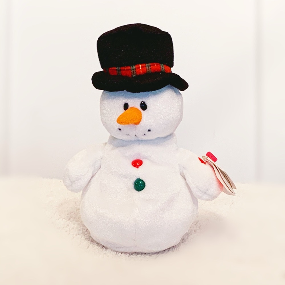 Coolston TY beanie baby snowman 2007 with hang tag gift Christmas